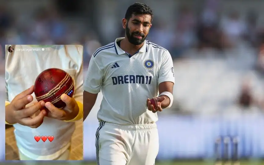 Sanjana Ganesan Posts Adorable Story Of Baby Angad With Jasprit Bumrah’s Fifer Ball